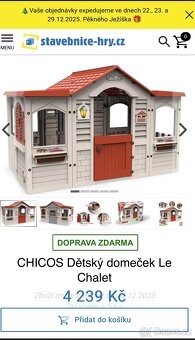 CHICOS Dětský domeček Le Chalet - 3