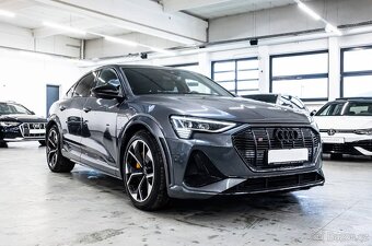 Audi E-tron S Sportback 370kw (503k), záruka, Matrix, R21 - 3