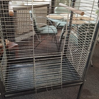 Prodám voliéru pro většího papouška - 3