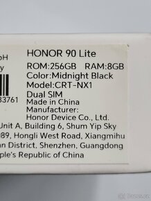 Honor 90 lite 8GB/256GB Black, 5G - 3