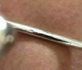 Nový dámský stříbrný náramek kuličkový 925 otevřený - 3