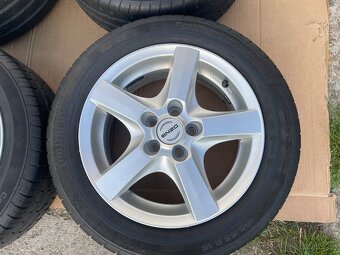 Alu kola 5x100. R15.Letni 195/55/15.Škoda,Vw,Audi,Seat - 3