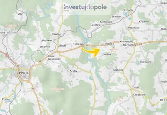Prodej pole v k.ú. Olešná nad Vltavou - 3