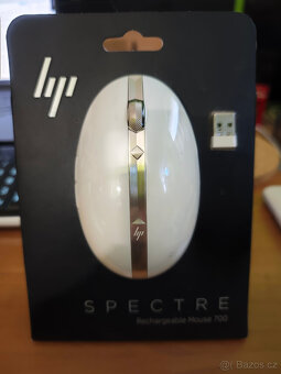 Bezdrátová dobíjecí myš HP ENVY 700 - turbo silver, nová - 3