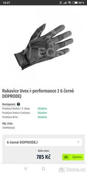 Uvex kvalitní jezdecké rukavice - 3