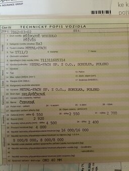Prodam traktorový přívěs 12t - 3