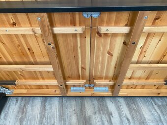 Velký jídelní stůl + 6 židlí - 3