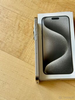 iPhone 15 Pro White Titanium BATERIE 100% TOP - 3