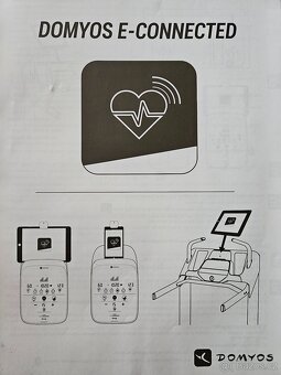 Eliptický trenažér FEL520, Domyos e-connected - 3