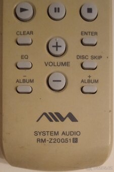 AIWA - dálkový ovladač - 3