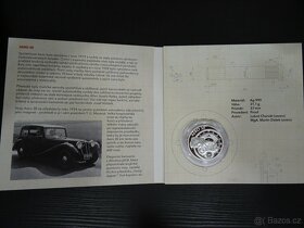 Stříbrná mince Na kolech - Osobní automobil Aero 30 proof - 3