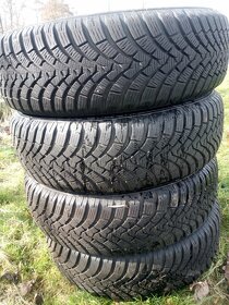4 kusy zánovní pneumatiky zimní 17 Falken - 3