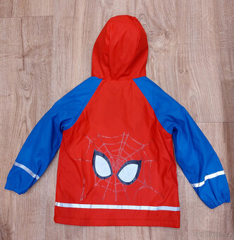 Chlapecký nepromokavý komplet Spiderman 98/104 + čepice - 3