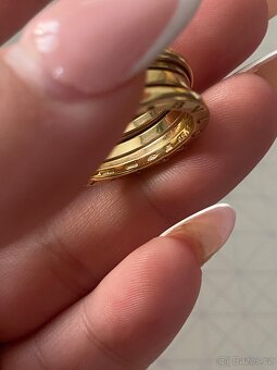 Zlatý prsten Bvlgari 18k - 3