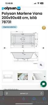 Vana 200x90 NOVÁ - 3