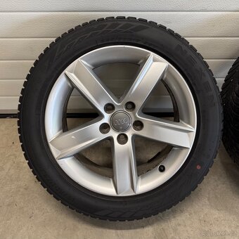 Alu kola Audi, 225/50 R17, zánovní pneu Nexen 8mm - 3