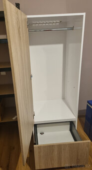 Skřín se šuplíkem - šatní nebo na lednici - 3