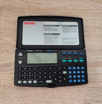 ELEKTRONICKÝ ORGANIZÉR (DATABANKA) SIGMA PDB 96a - 3