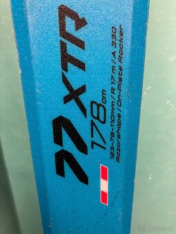 lyže Fischer XTR 77 v délce 178cm, R 17m, - 3