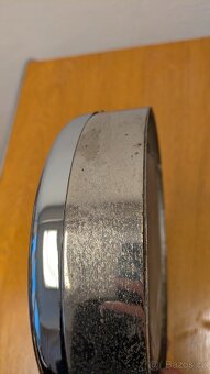 starožitné nástěnné hodiny chromované - 3