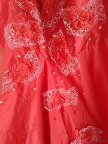Plesové šaty červené - 3