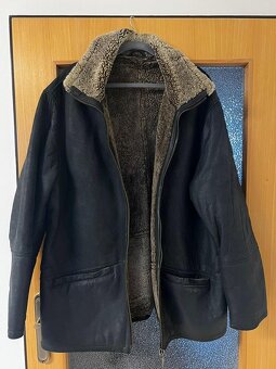 Pánská zimní kožená bunda - 3