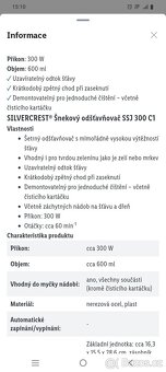 Šnekový odšťavňovač - 3