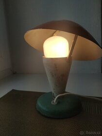 Stará stolní lampička hříbek - lampa - 3