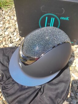 Nová helma ONE K Avance Glitter Chrome Polo visor - 3