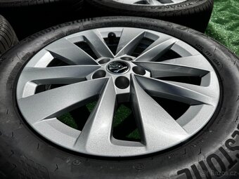 Originál alu kola Škoda Scala 5x100 R16 letní záno - 3