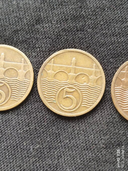 3x 5 hal 1923, 1931, 1938 Československo - 3
