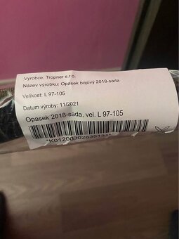 Opasek bojový taktický 2018 set ZELENÝ - 3