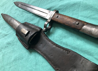 Rakousko-uherský nožový bodák M1888 – komplet - 3