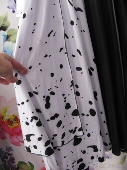 Dívčí kostým - šaty s kapucí Cruella Deville - 3