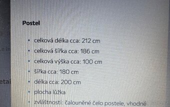 Manželská postel s rošty - 3
