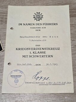 Konvolut dokumentů KVK1 + KVK2 + fotka - 3