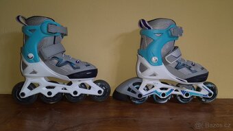 kolečkové brusle OXELO vel. 29-32 + chrániče - 3