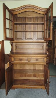 Příborník rustikální z masivu ( Dub ) - Výborný stav - 3