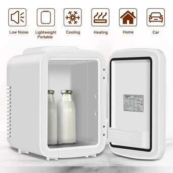 Mini lednička 4 litry, přenosný termoelektrický - 3