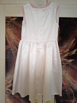 Dětské svatební,družičkové šaty - 3