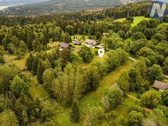 České Žleby, stavební pozemek na Šumavě - 3