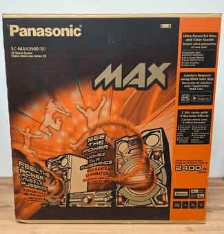 Minisystém Panasonic SC-MAX3500EK černý - 3