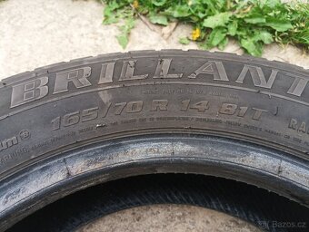 4x letní pneu Barum Brillantis 165/70 R14 81T - 3