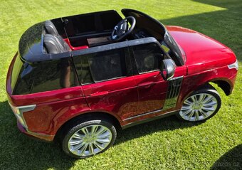 Elektrické autíčko Range Rover HSE 4x4 červené lakované - 3