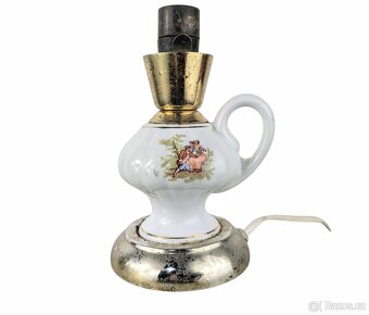 Retro porcelánová lampička Polam - 3