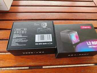Ulanzi L2 RGB a BI color LED světlo,poziční,makro,nové, 4ks - 3
