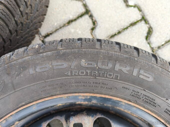 4ks zimních pneu Nokian WR Snowproof 185/60 R15 i s disky - 3