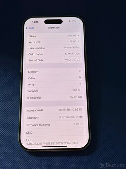 iPhone 16Pro 128GB White Titan - 3