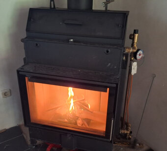 Romotop Heat W2G 70.50.01. Krbová vložka s výměníkem zánovní - 3