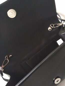 Nová černá kabelka - malá, "psaníčko" - 3